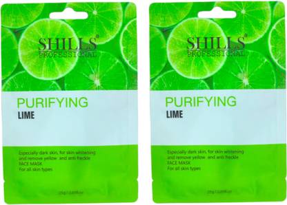Shills Professional Purifying Lime Face Mask ( Pack Of 2 )