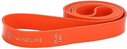 Wiselife Resistance Power Band For Exercise and Stretching (Orange) Resistance Band