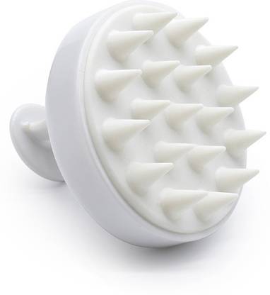 Giffy ® Scalp Care Head Scrubber Handheld Soft Silicone Hair Brush Scalp Massager Silicone Shampoo Brush for Deeply Cleansing