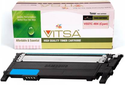 Vitsa VITSA SAMSUNG CLT-C404S TONER CARTRIDGES COMPATIBLE FOR SAMSUNG SL-C430 SL-C430W SL-C480 SL-C480W SL-C480FN SL-C480FW SC-C482 SL-C482W SL-C482FW SL-C432 SL-C432W SL-C433 SL-C433W SL-C483W SL-C483FW PRINTER Green Ink Toner