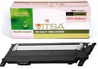 Vitsa VITSA SAMSUNG CLT-K404S TONER CARTRIDGES COMPATIBLE FOR SAMSUNG SL-C430 SL-C430W SL-C480 SL-C480W SL-C480FN SL-C480FW SC-C482 SL-C482W SL-C482FW SL-C432 SL-C432W SL-C433 SL-C433W SL-C483W SL-C483FW PRINTER Black Ink Toner
