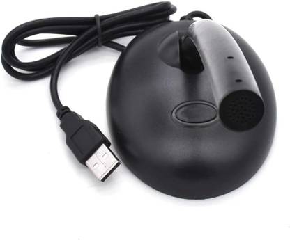 JVCC USB Microphone (Microphone in ADC Digital Audio Input)(Black) usb to mic