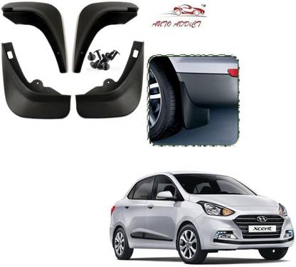 AuTO ADDiCT Rear Mud Guard, Front Mud Guard For Hyundai Xcent NA