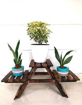 AMS WOODEN HUB Plant Container Set