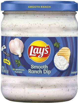 Lay's Smooth Ranch Dip, 425.2g Dip