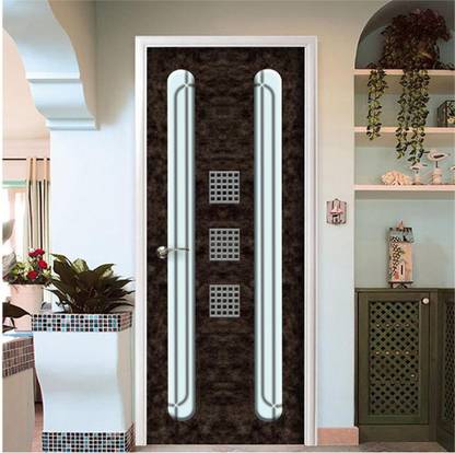 Creative Print Solution 76.2 cm Modern design door stickers for door Self Adhesive Sticker
