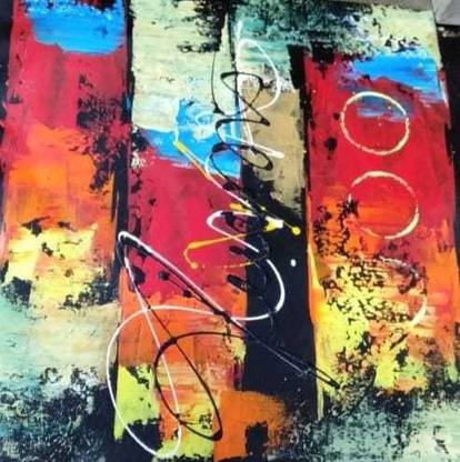 Dkfineart Tekchar modern art painting