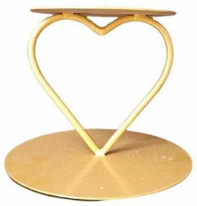 TRENDING PRODUCTS VILLA Metal Heart Floating Tier Cake Spacer, Separator, Stand Stainless Steel Cake Server