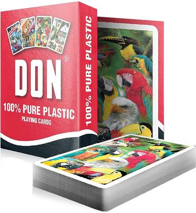 DON Premium High Quality 100% Water Proof Plastic Bridge Sized Playing Cards