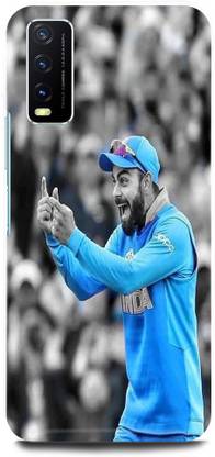 FIKORA Back Cover for Vivo Y20T, V2129, VIRAT, KOHLI, INDIAN, PLAYER, RCB