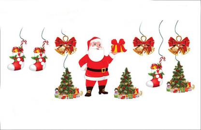 Arihant Hub Multicolor Christmas Hanging Dangler
