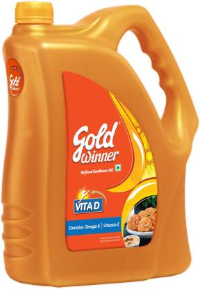 Gold Winner Refined Sunflower Oil Can Price in India - Buy Gold ...