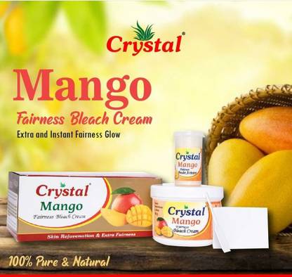 CRYSTAL Mango Fairness Bleach Cream for instant party Glow