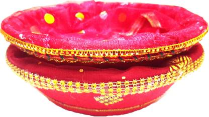 Chauhan trader Dry Fruit Box,Dry Fruit Wooden Box Wooden Food Container Plastic, Paper, Terracotta, Cotton Fruit & Vegetable Basket