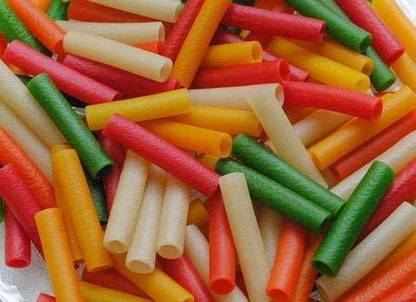 V MART Colourfull finger fryums Papad Ready to Fry Fryums