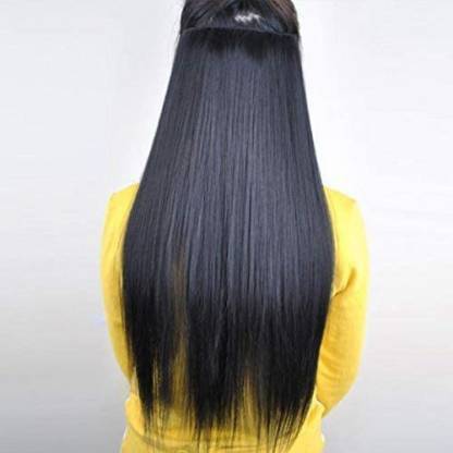 Blushia 24 inch Natural Black Extension for Women Hair Extension