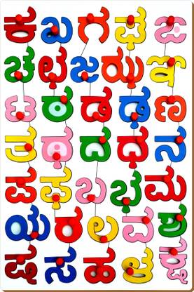 Little Genius Kannada Consonants Board