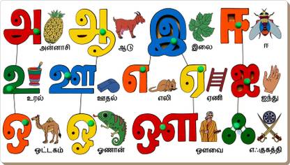 Little Genius Tamil Vowels with Object