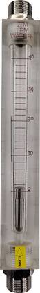 Japsin Rotameter Acrylic Body 40 LPM Top-Bottom Connection Size: 1" BSP for Water Medium Test Indicator