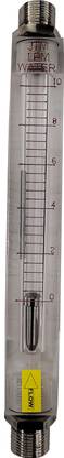 Japsin Rotameter Acrylic Body 10 LPM Top-Bottom Connection Size: 3/4" BSP for Water Medium Test Indicator
