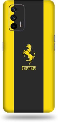 गिज़्मो Ferrari back skin or vinyl wrap for mobile Realme X7 Max with camera protector (Back + Camera + Side) Realme X7 Max, Mobile Back Skin Guard, An eligent skin for your mobile realme 8 मोबाइल स्किन