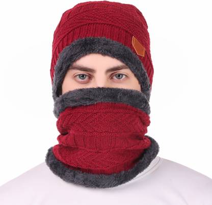 Broen Self Design Men Muffler