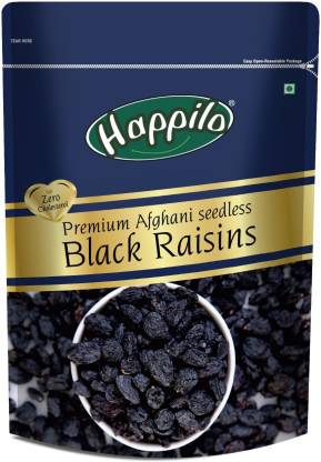 Happilo Premium Afghani Seedless Black Raisins  (250 g)