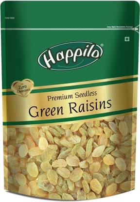 Happilo Premium Seedless Green Raisins