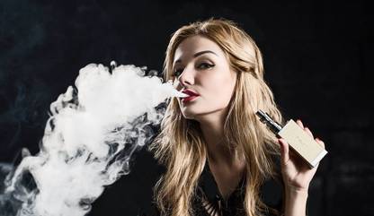 Ganja Smoking GirI Matte Finish Poster Paper Print