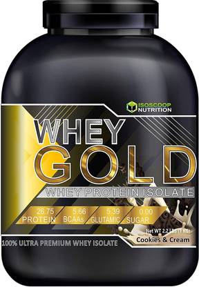 iso scoop nutrition WHEYGOLD COOKIES AND CREAM Whey Protein