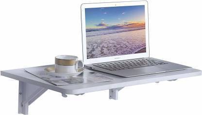AVRIAN Folding Wall Mount Table & Folding Kitchen Shelf 24"x16" Top White MDF (Medium Density Fiber) Wall Shelf