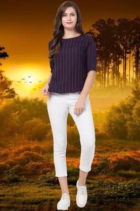 Casual Women Blue, Red Top