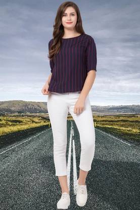 Casual Women Blue Top