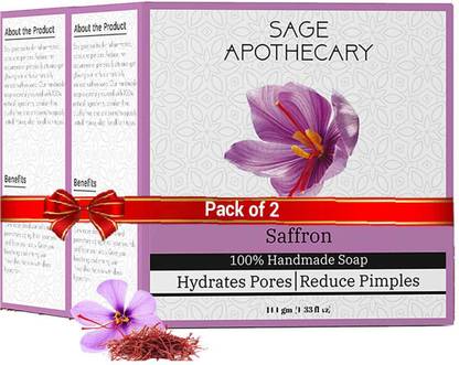 Sage Apothecary Handmade Saffron Bathing Soap