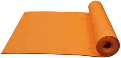 daduji EcoFriendly Exercise Gym & Yoga Mats 4mm orange For Men & Women 24*72 In Yoga Mat Orange 4mm mm Yoga Mat