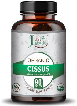 Just Jaivik Organic Cissus / Hadjod Tablets As Dietary Supplements - 750mg