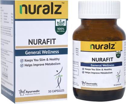 nuralz Nurafit Capsules - Helps to Reduce Body Weight, Helps to Keep You Healthy, Improve Metabolism, Digestion