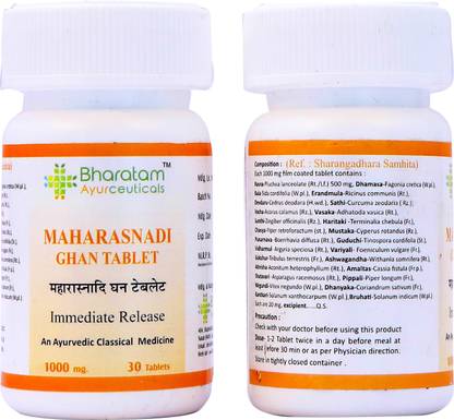 Bharatam Ayurceuticals Maharasnadi Ghan Tablet 1000 mg