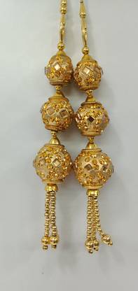 PMB GOLD LATKAN BROOCH 3 BALLS LEHENGA, SAREE, BLOUSE, DUPATTA Brooch
