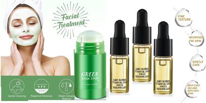 REIMICHI Best Green Tea Mud Mask Stick & Women & Body & Face Serum