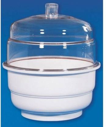 VAYUO 55202 Desiccator (Plain) PP/PC 200 mm Vacuum Desiccator