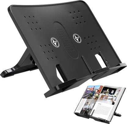 ELV DIRECT 1 Compartments Plastic Lightweight, Sturdy Holder Stand, Portable Handsfree Reading, Book Holding Tray