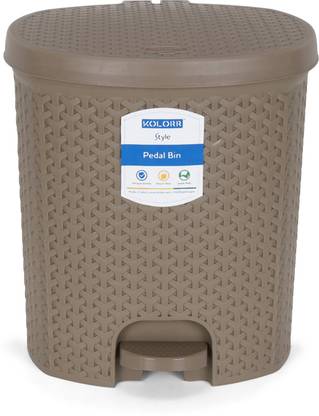 KOLORR Magnum Royal Premium Pedal Wastebin with Inner For Home / Kitchen / Bedroom / Office 6 Litres Plastic Dustbin