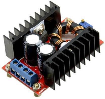 DHRUV-PRO 150W Dc-Dc Boost Converter 12-35V/6A Step-Up Adjustable Supply Power Supply Electronic Hobby Kit