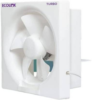 EcoLink Turbo Exhaust Fan 150MM, Powered By High-Efficiency Motor with Thermal Overload Protection (White) 150 mm Exhaust Fan