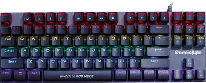 Cosmic Byte CB-GK-25 Pandora TKL Mechanical Keyboard Outemu Blue Switches Wired USB Gaming Keyboard