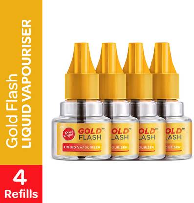 Good Knight Gold Flash Repellent Liquid Mosquito Vaporiser Refill  (4 x 45 ml) at Rs. 213