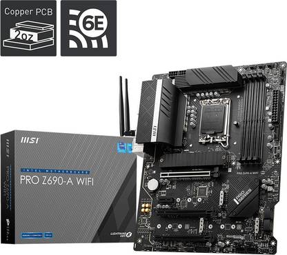 MSI PRO Z690-A WIFI INTEL CPU onboardSocket ATX Intel Z690 Chipset DDR5 Motherboard for Desktop
