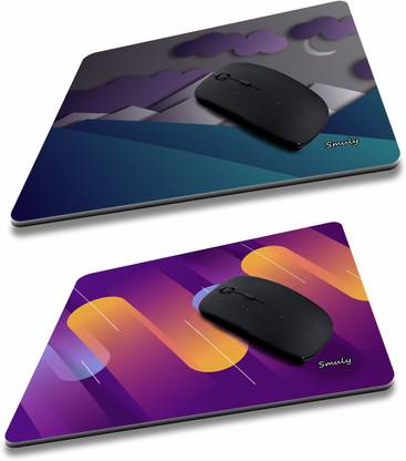 SMULY cloud graphic combo (5) Non-Slip I Am Capable of Amazing Things, Motivational Quotes Printed Mouse Pad for Gaming Computer, Laptop, PC Mouse Pad (Multicolor) Non Slip Base Mousepad