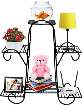 DINISE DECO Flower Pot Stand / Vase Stand / Iron Planter Stand / Plant Container Set